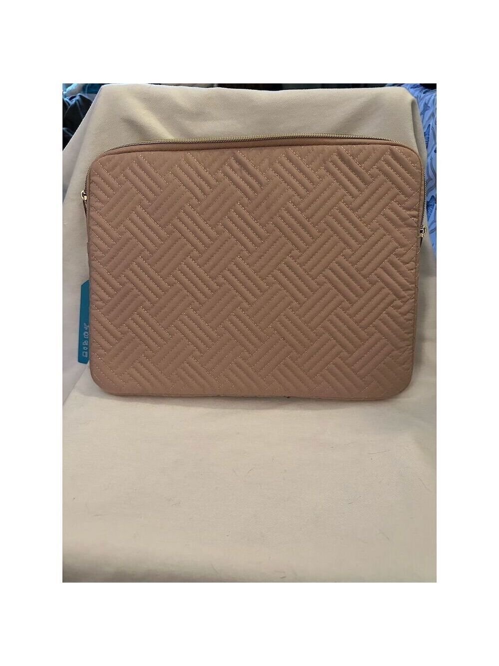 Bagsmart Quilted 13" Laptop Sleeve Pink for MacBook Pro HP Dell Lenovo